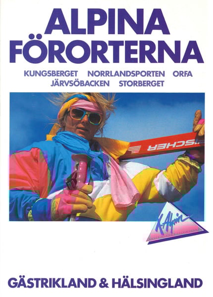 En annons f&ouml;r skidorter.