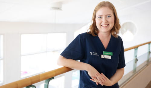 Evelina Eriksson, undersköterska Bollnäs sjukhus och ambassadör för Gävleborgskraften