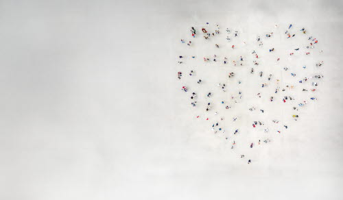 Hjärta av människor